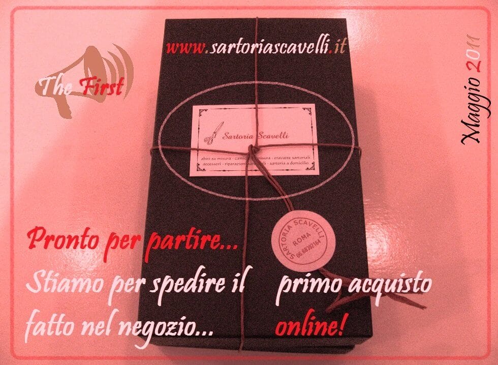 Prima vendita Online! (Maggio 2011)