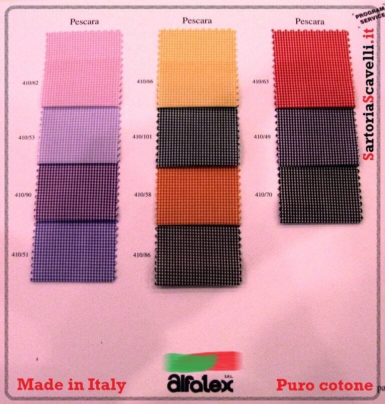 Tessuti Alfatex - Tinte unite, rigati, quadri ed infinite varianti di colore.