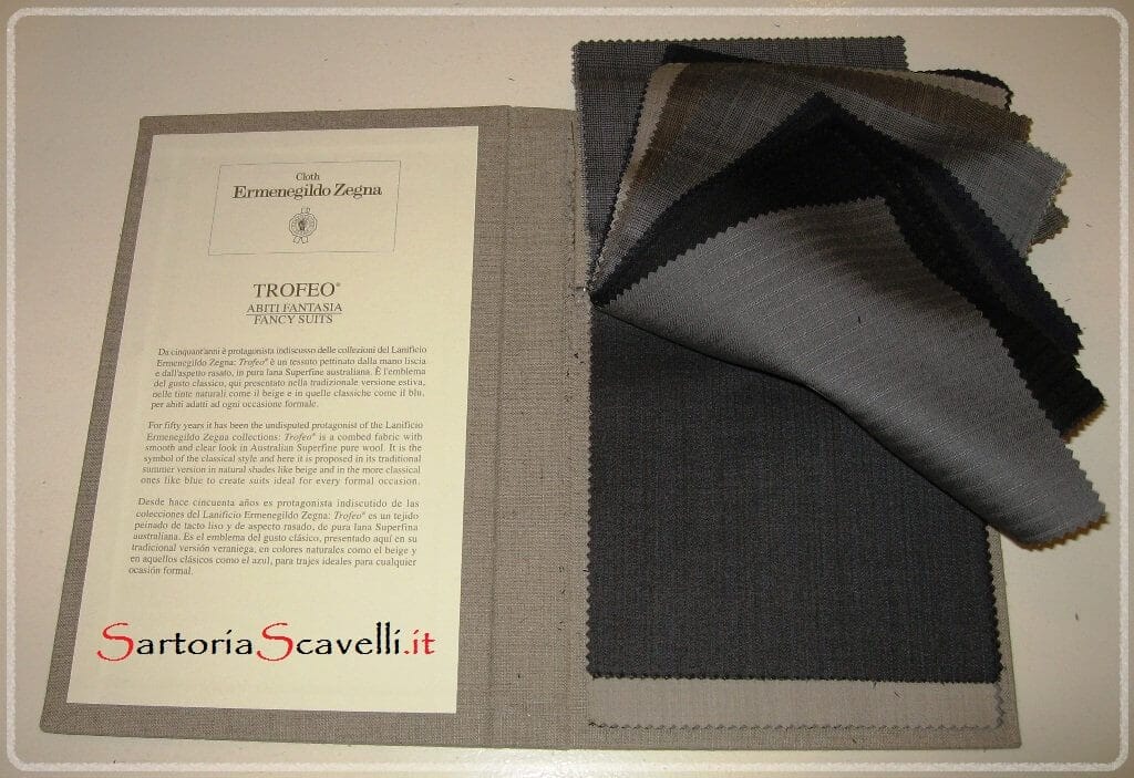 Campionario Tessuti Zegna Trofeo