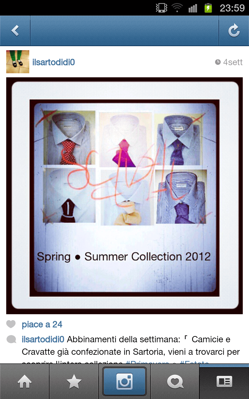 Abbinamenti della Settimana: Camicie e Cravatte già pronte in Sartoria - Shirts&Ties Weekly