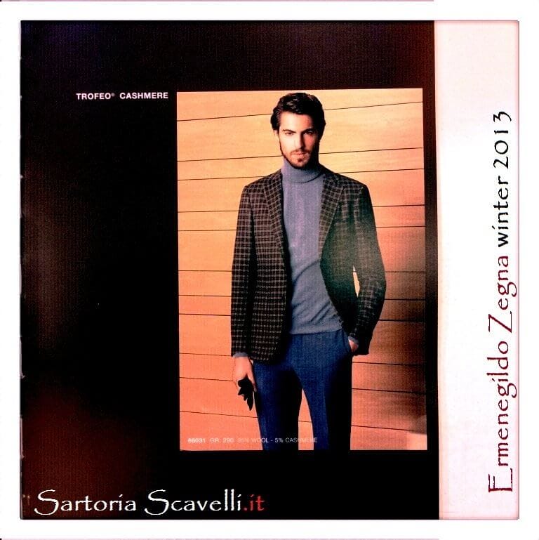 Modello Ermenegildo Zegna winter 2013