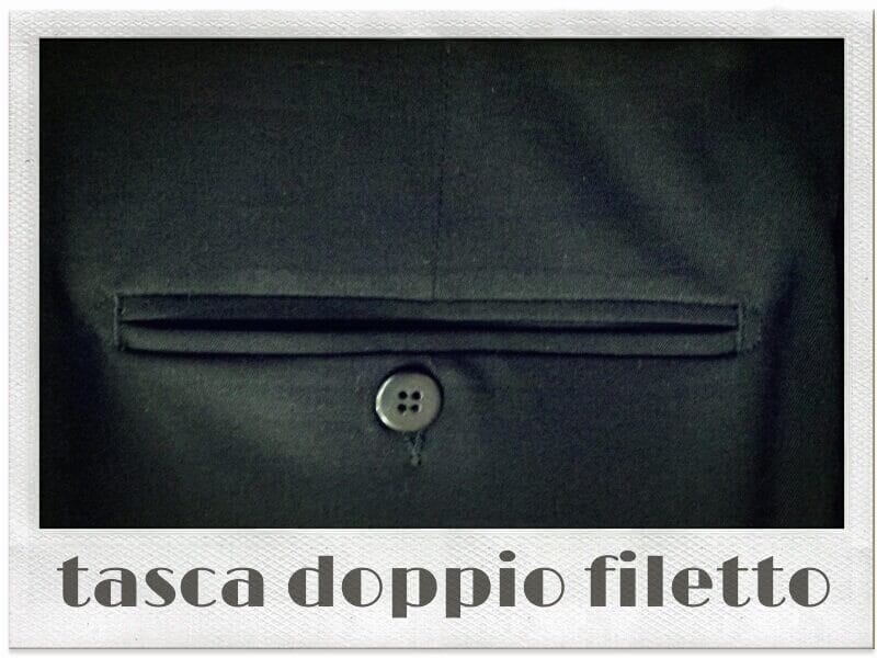 Tasca doppio filetto ~ Sartoria Scavelli