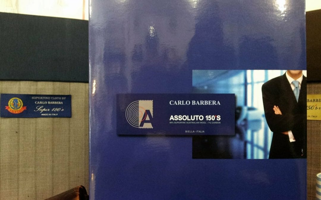 Assoluto 150'S di Carlo Barbera ~ il tessuto intelligente che protegge dai campi elettromagnetici.