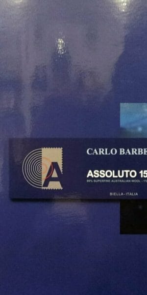 Assoluto 150’S di Carlo Barbera ~ il tessuto intelligente che protegge dai campi elettromagnetici.
