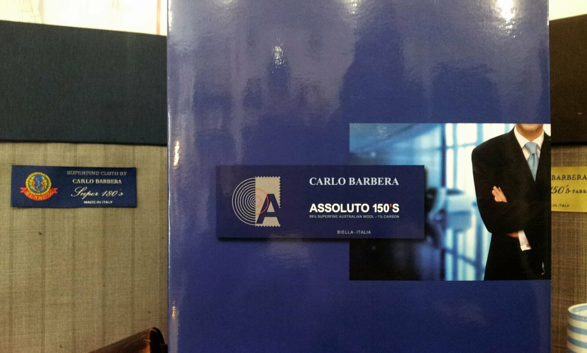 Assoluto 150'S di Carlo Barbera ~ il tessuto intelligente che protegge dai campi elettromagnetici.