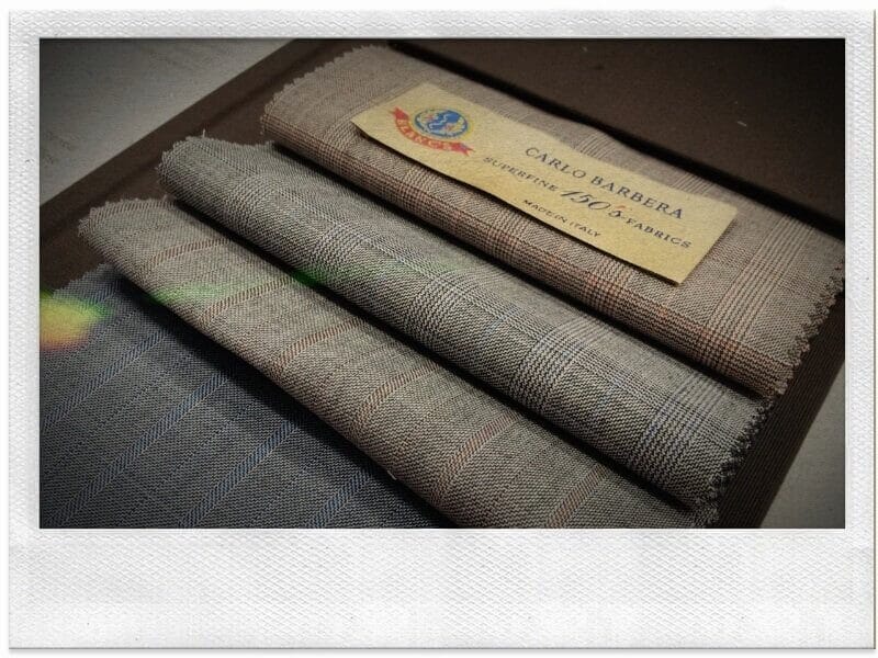 Tessuti Carlo Barbera SuperFine 150'S ~ Sartoria Scavelli Roma