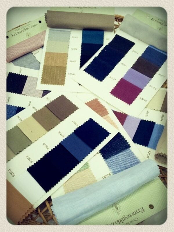 Campionario Tessuti in Cotone Ermenegildo Zegna