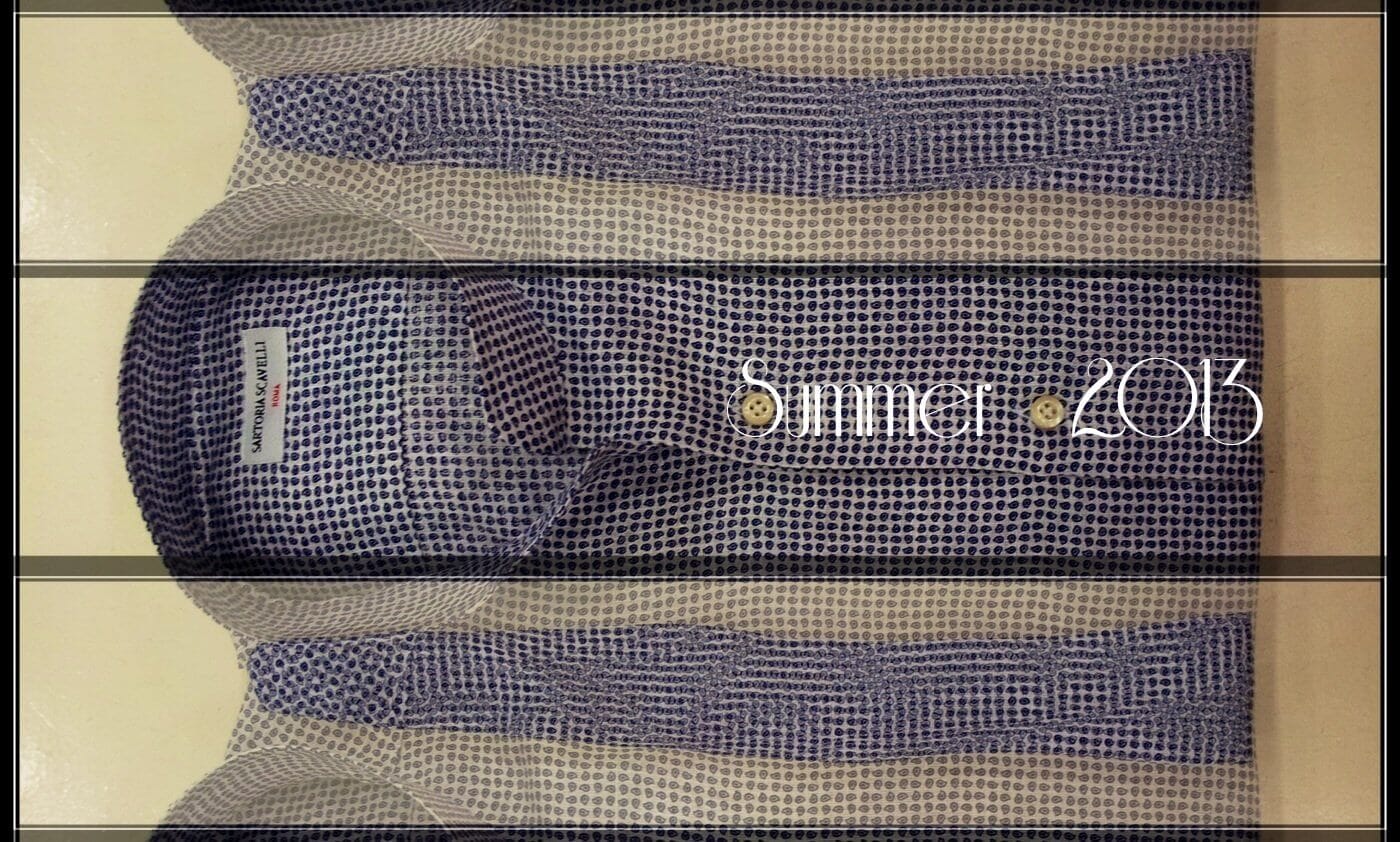 Summer 2013 ~ Sartoria Scavelli Roma