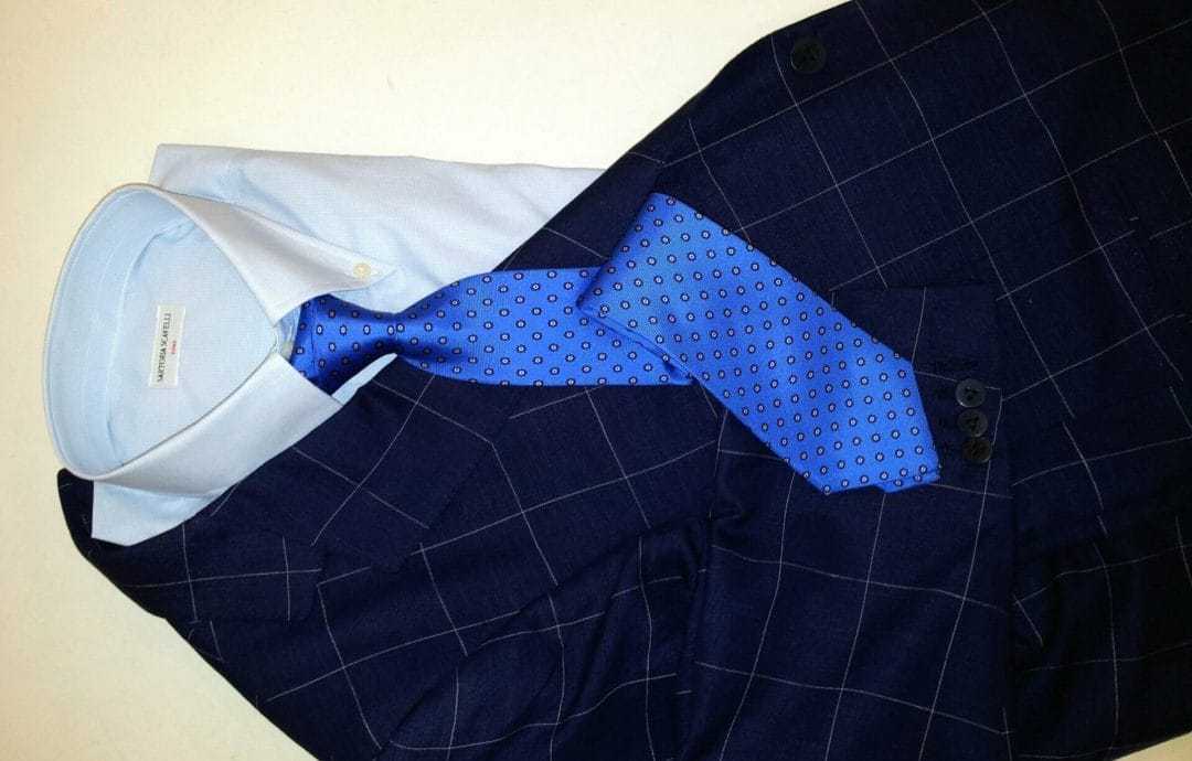 Blazer + camicia bottondown + cravatta ~ Sartoria Scavelli Roma