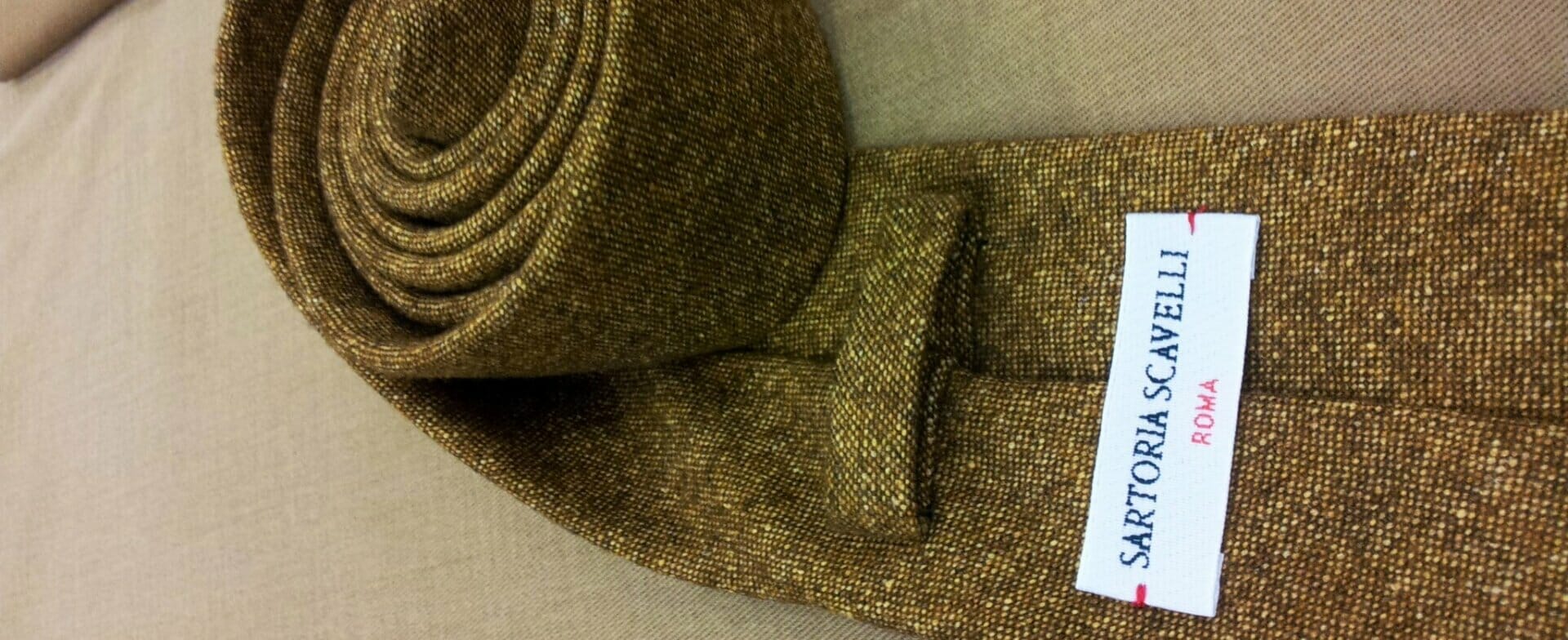 Cravatte sartoriali in lana ~ Sartoria Scavelli