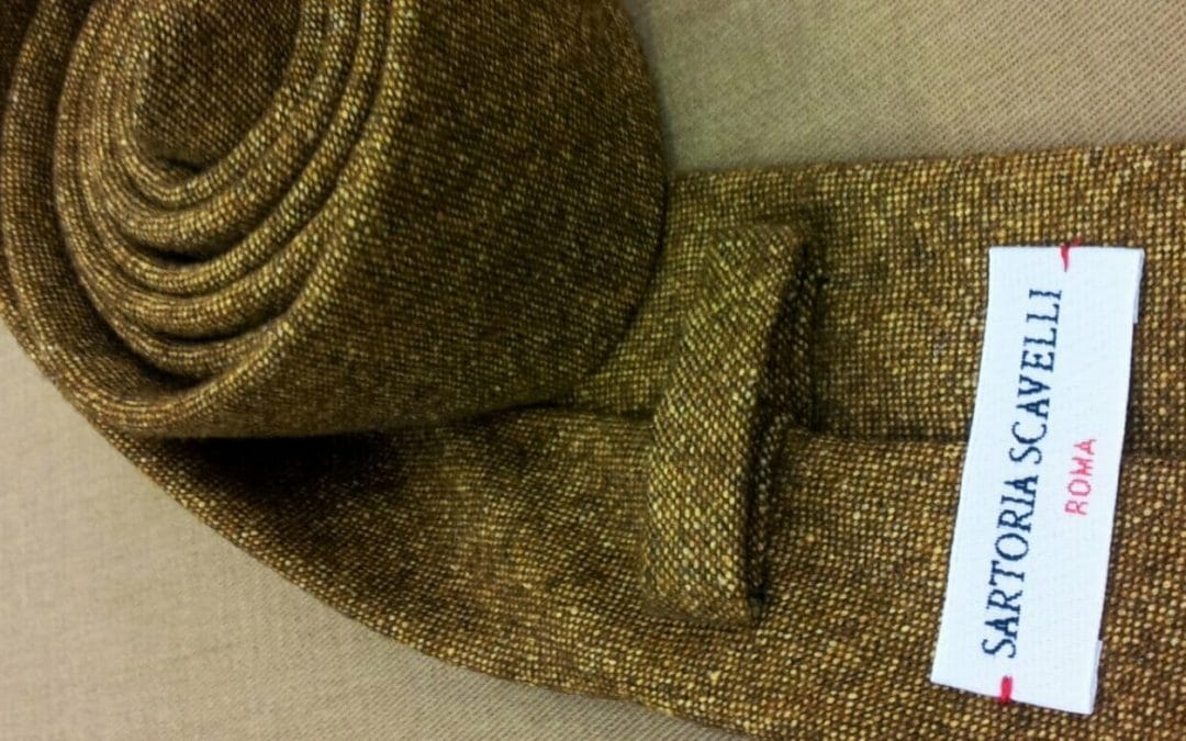 Cravatte sartoriali in lana ~ Sartoria Scavelli
