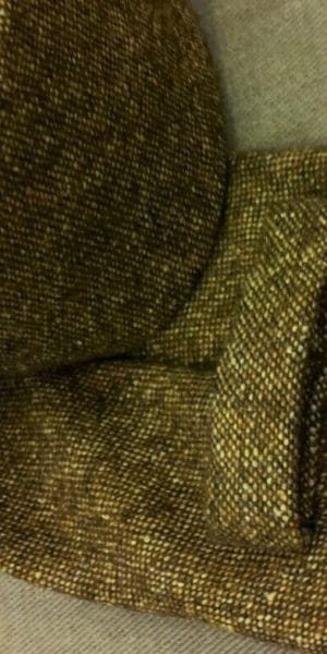 Cravatte sartoriali in lana.