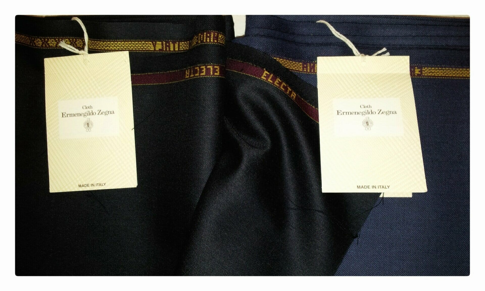 Tessuti Ermenegildo Zegna per il servizio su misura ~ Sartoria Scavelli Roma