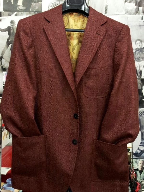 Giacca su misura in lana/cashmere ~ Sartoria Scavelli Roma