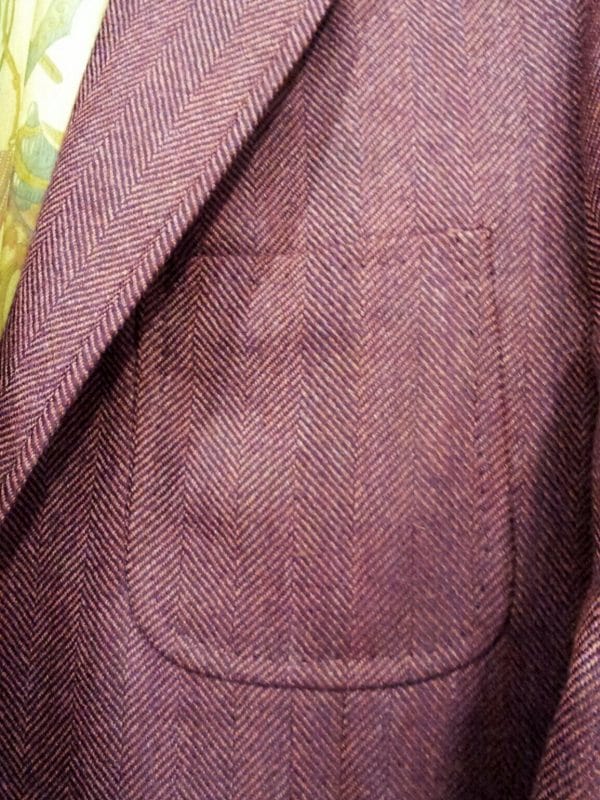 Giacca su misura in lana/cashmere ~ Sartoria Scavelli Roma