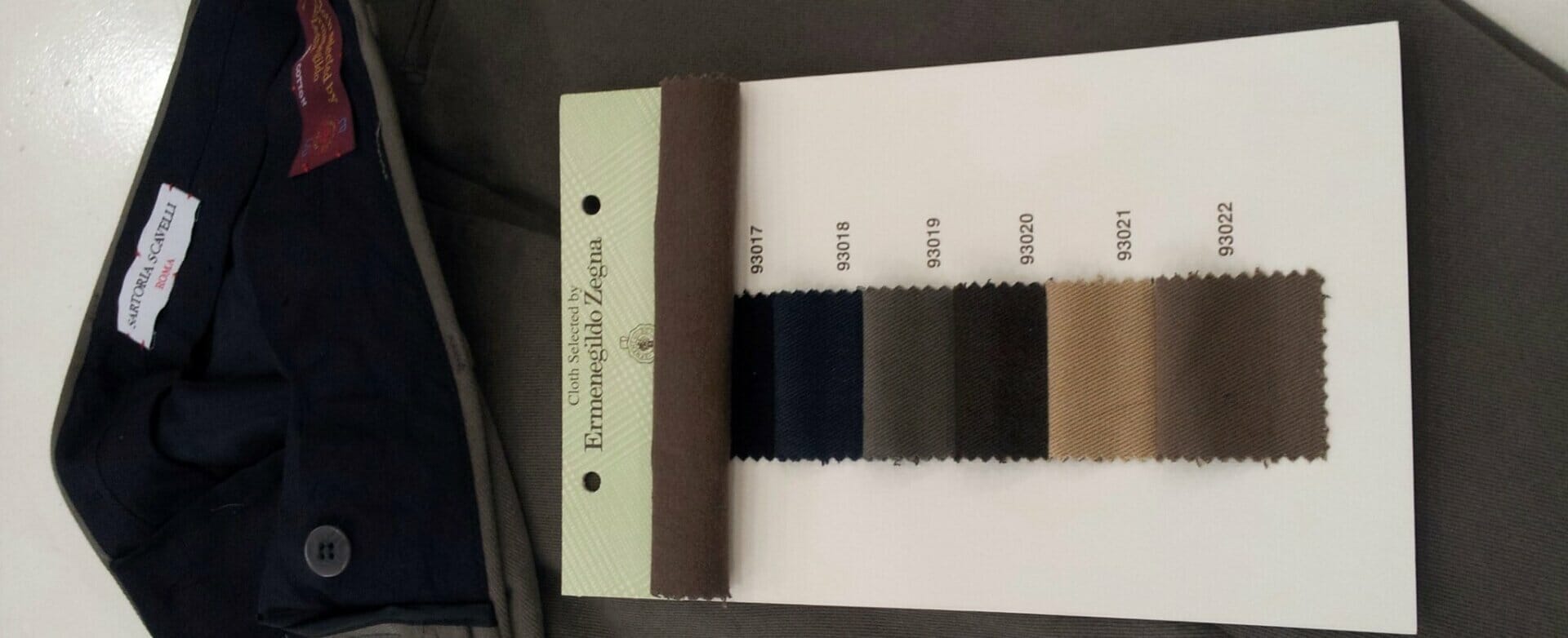 Pantaloni su misura ~ Sartoria Scavelli Roma