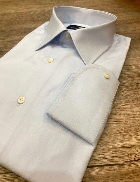 Camicia Sartoriale Popeline Celeste - immagine 3