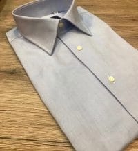 Camicia Sartoriale Twill Celeste