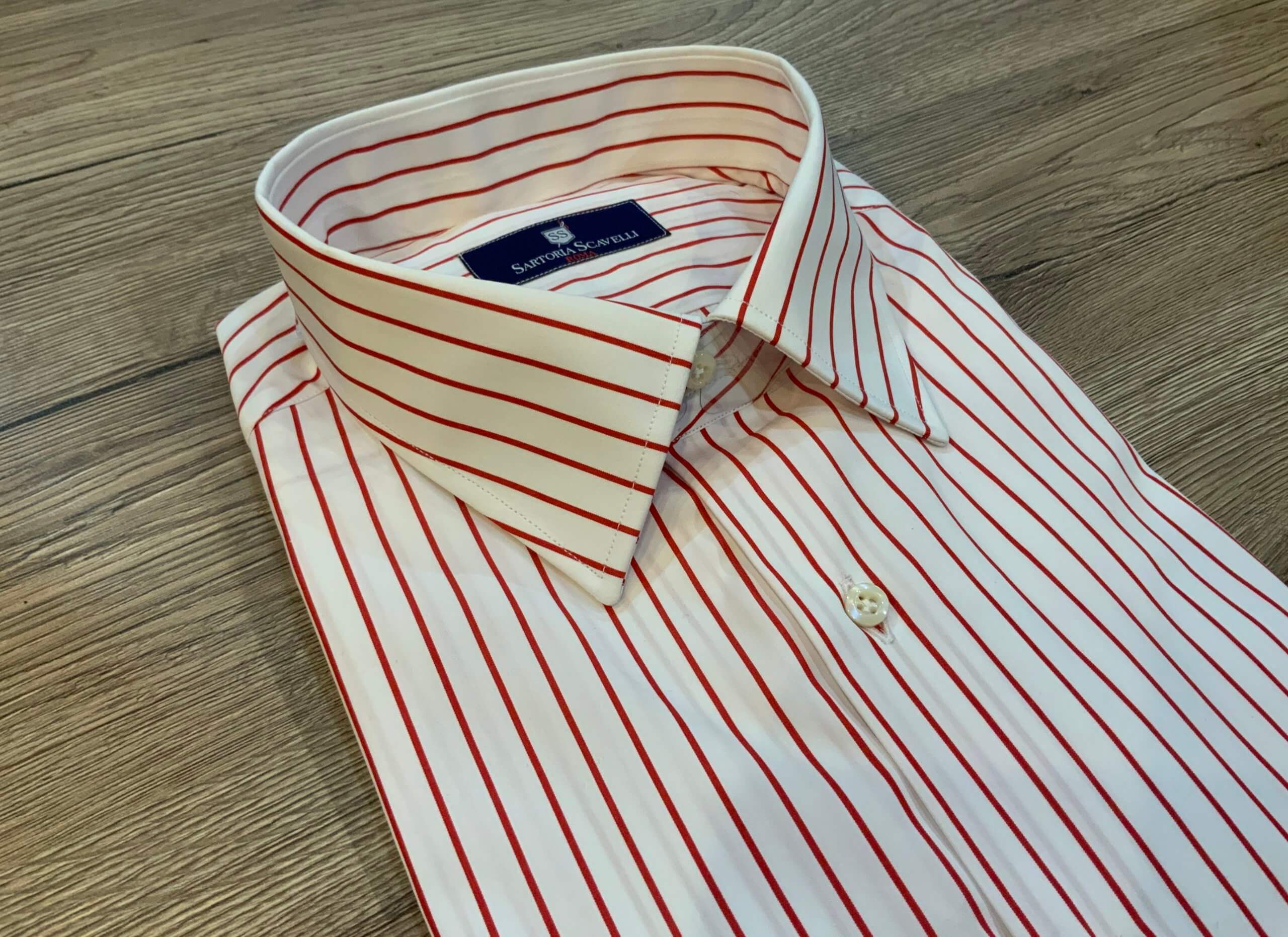 Camicia Sartoriale a Righe Rosse - immagine 3