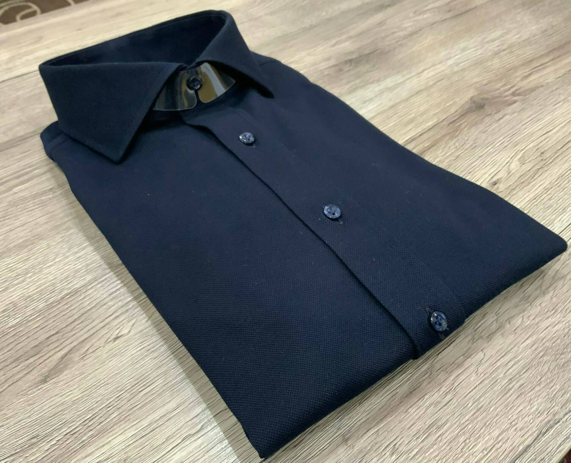 Camicia Sartoriale Jersey Blu