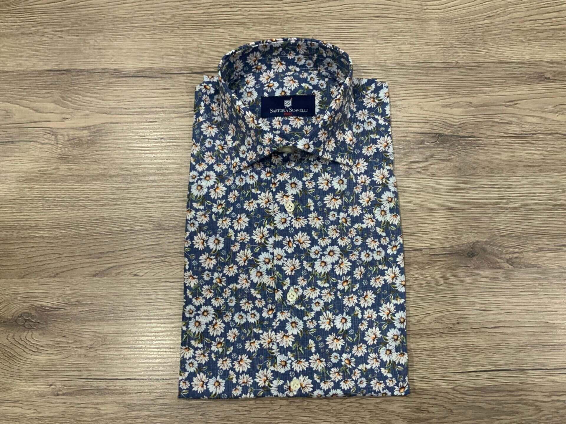 Camicia Sartoriale Fiori 1 - immagine 2