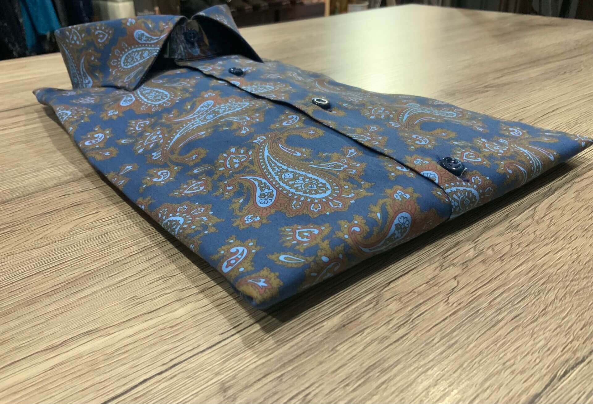 Camicia Sartoriale Disegno Cashmere - immagine 3