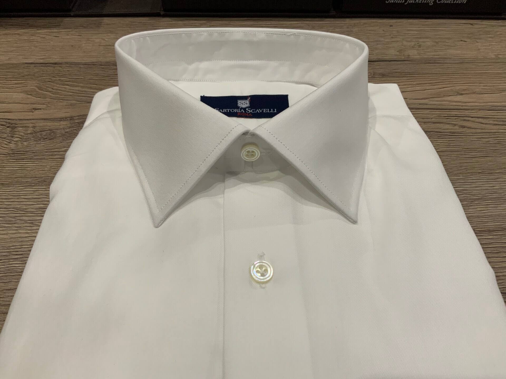 Camicia Sartoriale Twill Bianco Carlo Riva - immagine 3