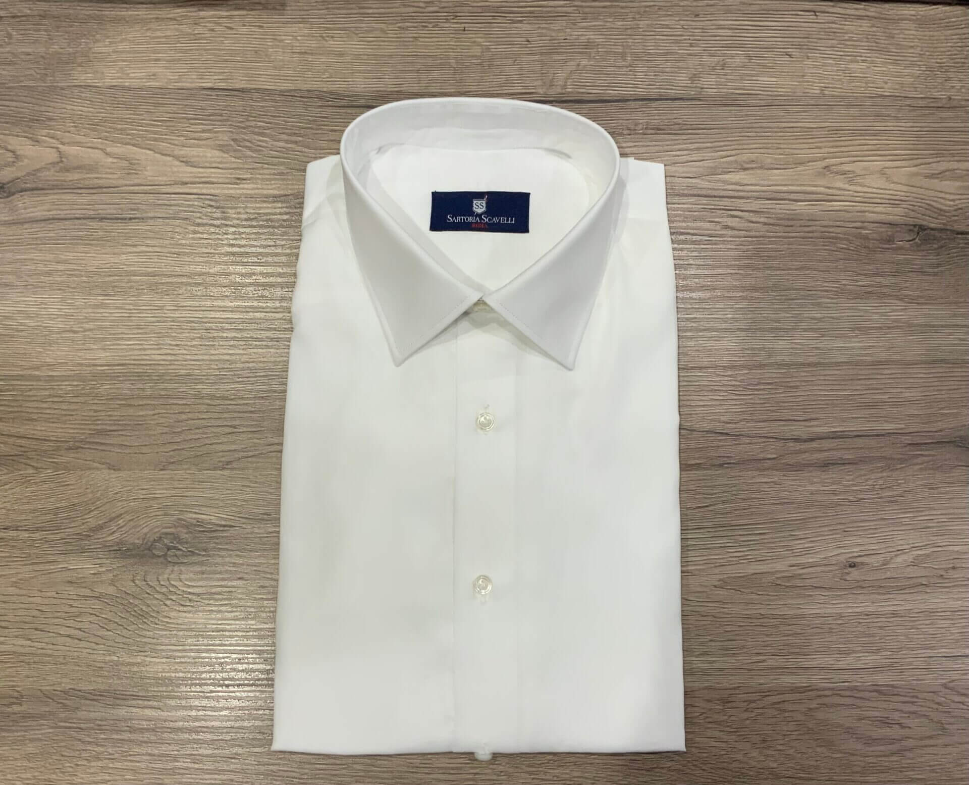 Camicia Sartoriale Twill Bianco Carlo Riva