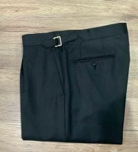 Pantalone Grigio con fibbie laterali